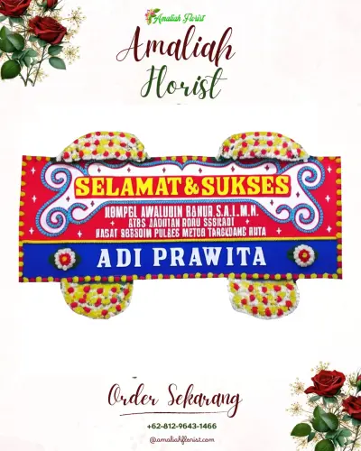 Karangan Bunga Ucapan Selamat mandonga