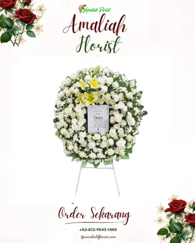 Krans Bunga Duka Cita mandonga